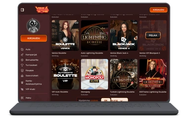 VegaZone Kasino seite